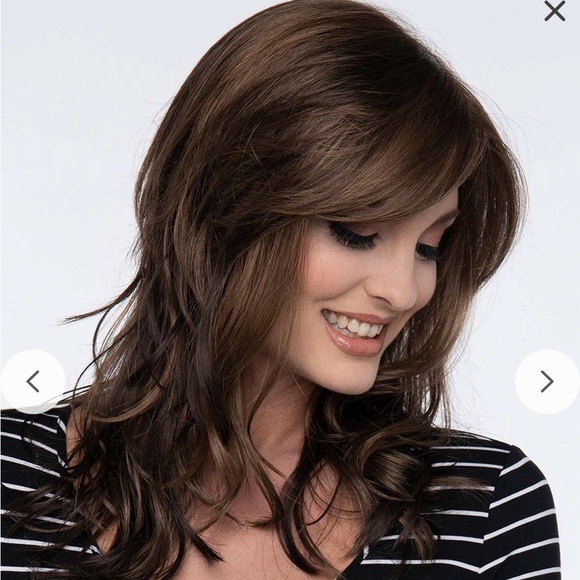 Brown Wavy Hair Extensions with Natural Loose Waves